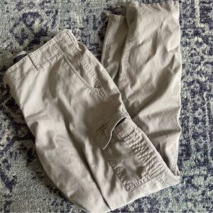 Y2K Women’s The Limited Khaki Green Outdoors Cargo Pants with Pockets Size 6